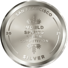 San Francisco World Spirits Design Competition 2021 Silver Medal